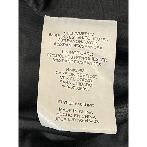 XOXO Women’s Black Blazer Size L Single Button Office Work Jacket - Picture 12 of 12